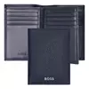 Вертикален портфейл за карти Trifold Classic Grained Navy