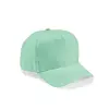 Baseball cap 5 panels with an adjustable metal buckle