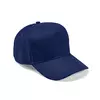 Baseball cap 5 panels with an adjustable metal buckle