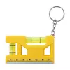 Multifunctional keychain with a ruler and dual levels