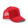 Mesh baseball cap 5 panels with an adjustable snapback closure
