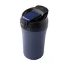 Thermos cup with push-button opening and straw 400 ml