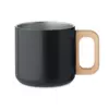 Double wall mug with a wooden handle 350 ml
