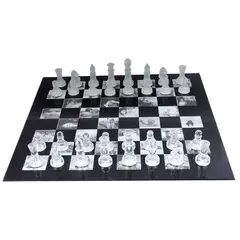 Стъклен шах ICE LAND с леки дефекти