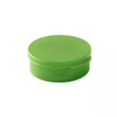 Headphones in round box
