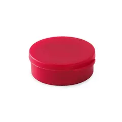 Headphones in round box