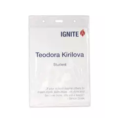 Голям PVC калъф за бадж