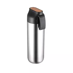 Стоманен термос с бамбук на капачката 600 ml