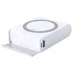 Преносима батерия 8000 mAh с вградено безжично зарядно