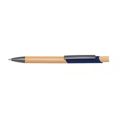 Metal ball pen with bamboo elements