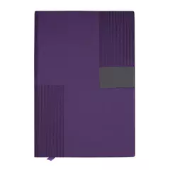 Notebook with thermal leather and metal plate