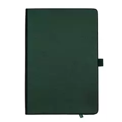 Notebook with hard covers made of thermo eco leather