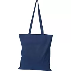 Памучна пазарска чанта с дълги дръжки 140 gr/m².