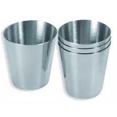Комплект стоманени чашки