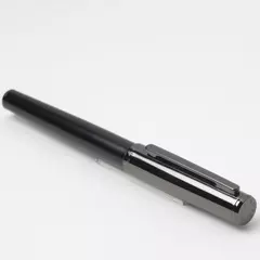 Metal fountain pen Minimal Dark Chrome