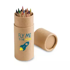 Кутия с 12 цветни молива
