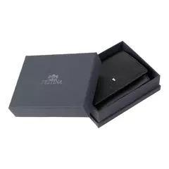 Кожен портфейл Trifold Classicals Black