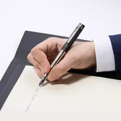 Метална писалка Prestige Chrome Black