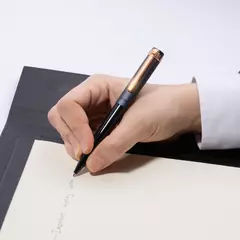 Метална химикалка Prestige Rose Gold Navy