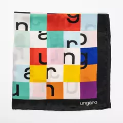 Копринен шал Ada Black/multi