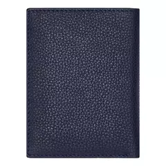 Вертикален портфейл за карти Trifold Classic Grained Navy