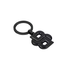 Метален ключодържател Double B Matt Black