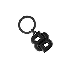 Метален ключодържател Double B Matt Black