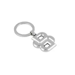 Key ring Double B Shiny Chrome