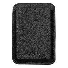 Магнитен калъф за телефон Classic Grained Black