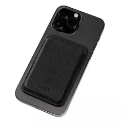 Магнитен калъф за телефон Classic Grained Black