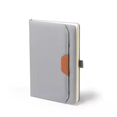 Notebook with hard covers made of recycled eco leather A5