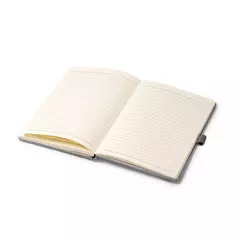 Notebook with hard covers made of recycled eco leather A5
