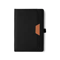 Notebook with hard covers made of recycled eco leather A5