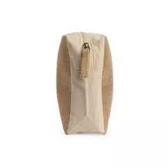 Cosmetic bag made of cotton and jute