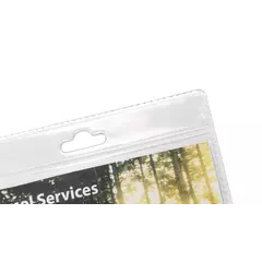 Horizontal badge holder