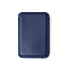 Leather card case with magnet for phone