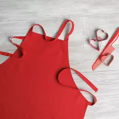 Cooking apron made of cotton