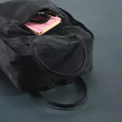 Backpack made of recycled cotton canvas 18L