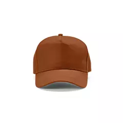 Baseball cap 5 panels with an adjustable metal buckle