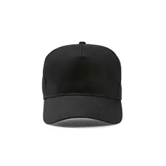 Baseball cap 5 panels with an adjustable metal buckle