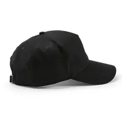 Baseball cap 5 panels with an adjustable metal buckle