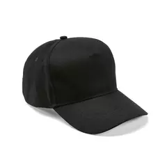 Baseball cap 5 panels with an adjustable metal buckle