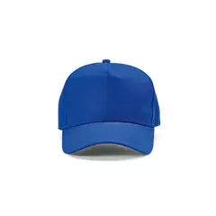 Baseball cap 5 panels with an adjustable metal buckle