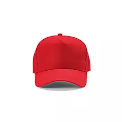 Baseball cap 5 panels with an adjustable metal buckle