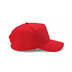 Baseball cap 5 panels with an adjustable metal buckle