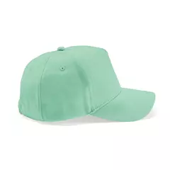 Baseball cap 5 panels with an adjustable metal buckle