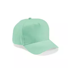 Baseball cap 5 panels with an adjustable metal buckle