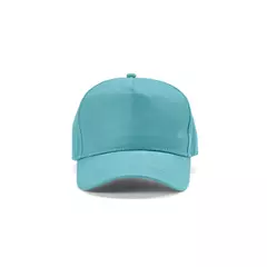 Baseball cap 5 panels with an adjustable metal buckle