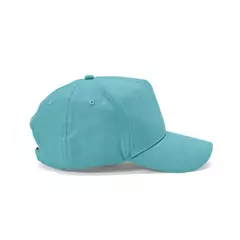 Baseball cap 5 panels with an adjustable metal buckle