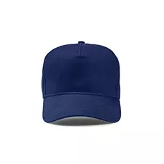 Baseball cap 5 panels with an adjustable metal buckle